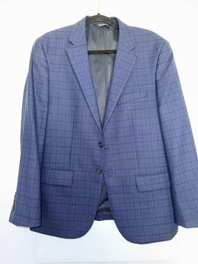 Jos. A. Bank Navy Blue Checked Sport Coat